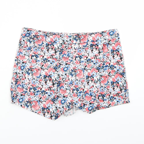 Newlook Womens Multicoloured Floral  Bermuda Shorts Size 10