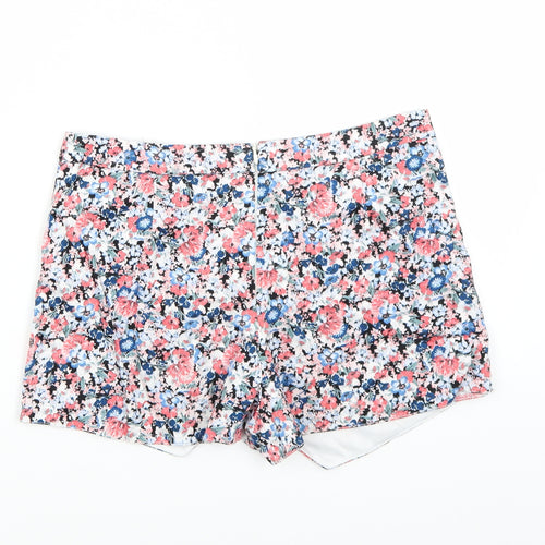 Newlook Womens Multicoloured Floral  Bermuda Shorts Size 10