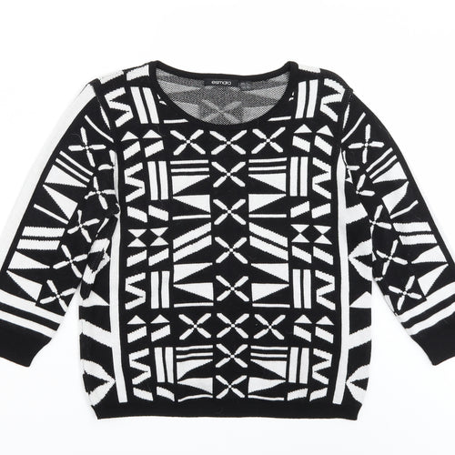 ESMARA Womens Black   Pullover Jumper Size 10