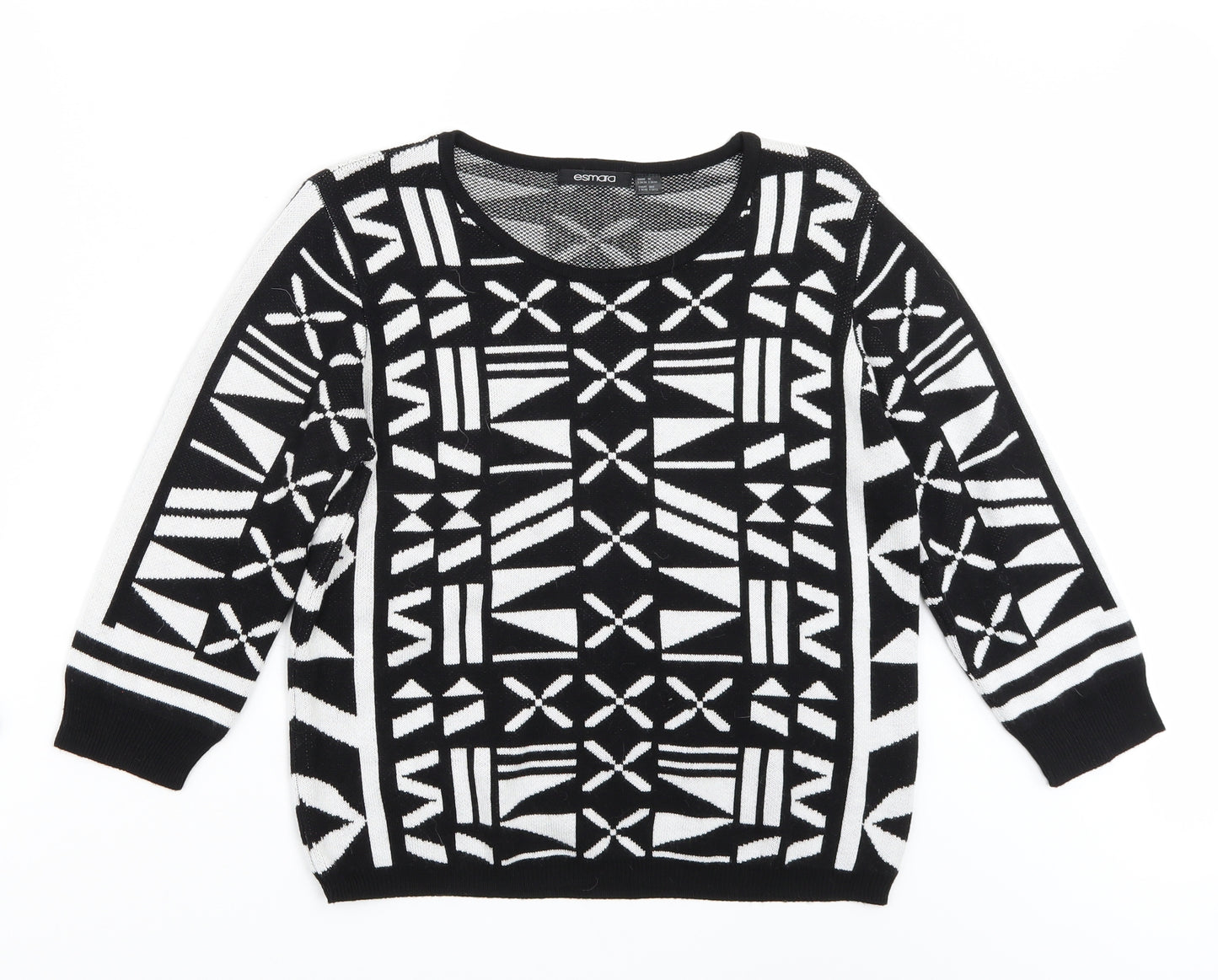 ESMARA Womens Black   Pullover Jumper Size 10