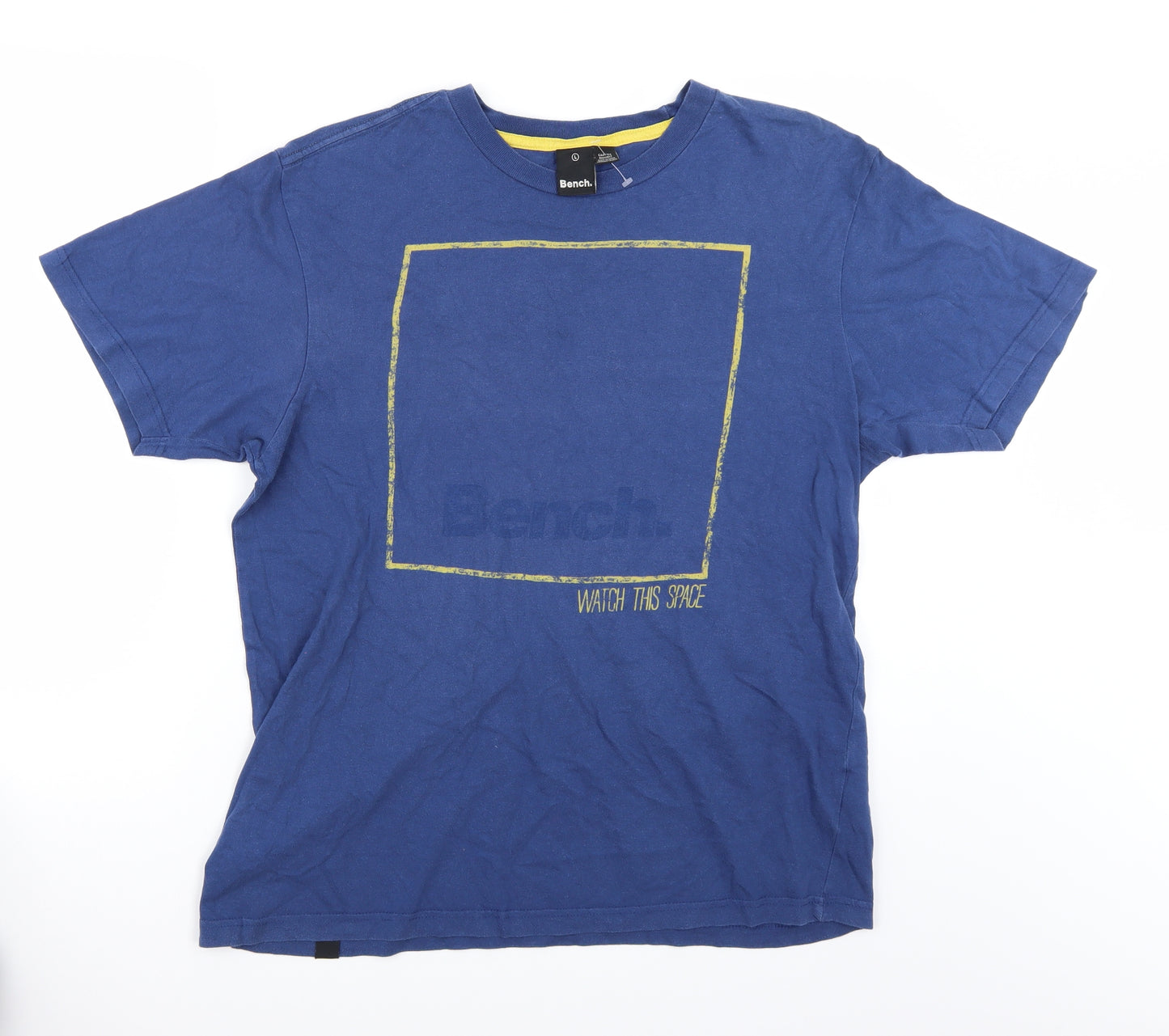Bench Mens Blue    T-Shirt Size L