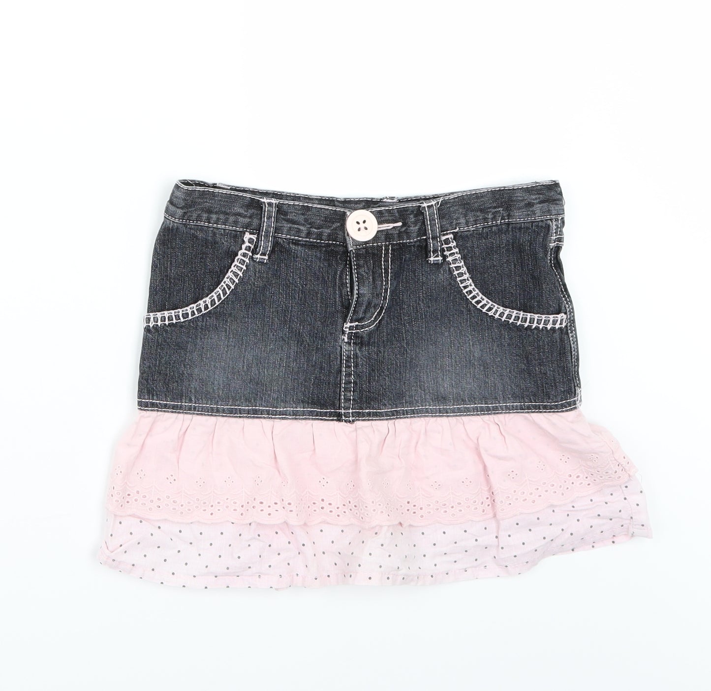 Pumpkin Patch Girls Grey   A-Line Skirt Size 10 Years