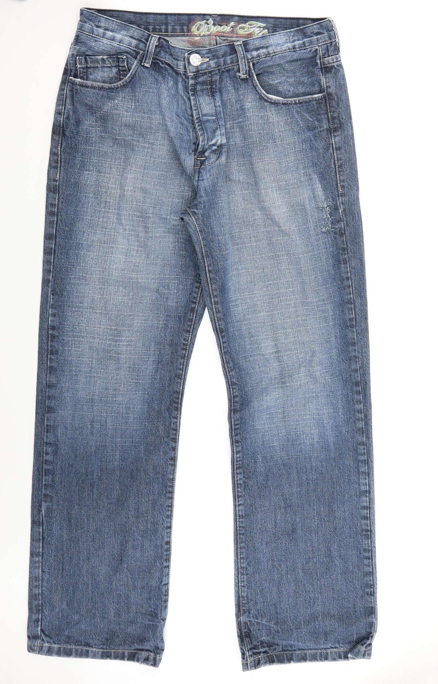 Denim Womens Blue   Straight Jeans Size 34 L31 in