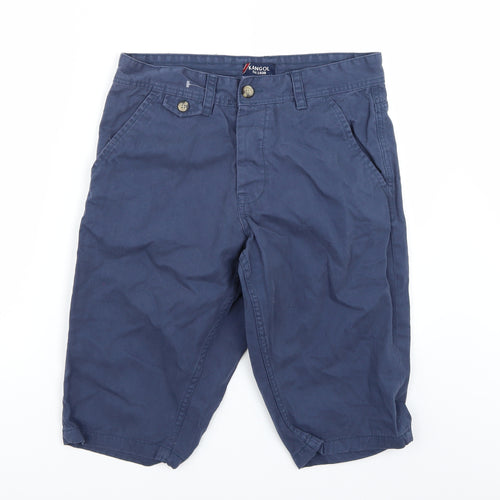 Kangol Mens Blue   Chino Shorts Size S
