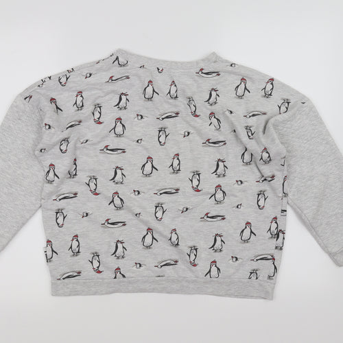 Chill Out Womens Grey   Basic T-Shirt Size 6