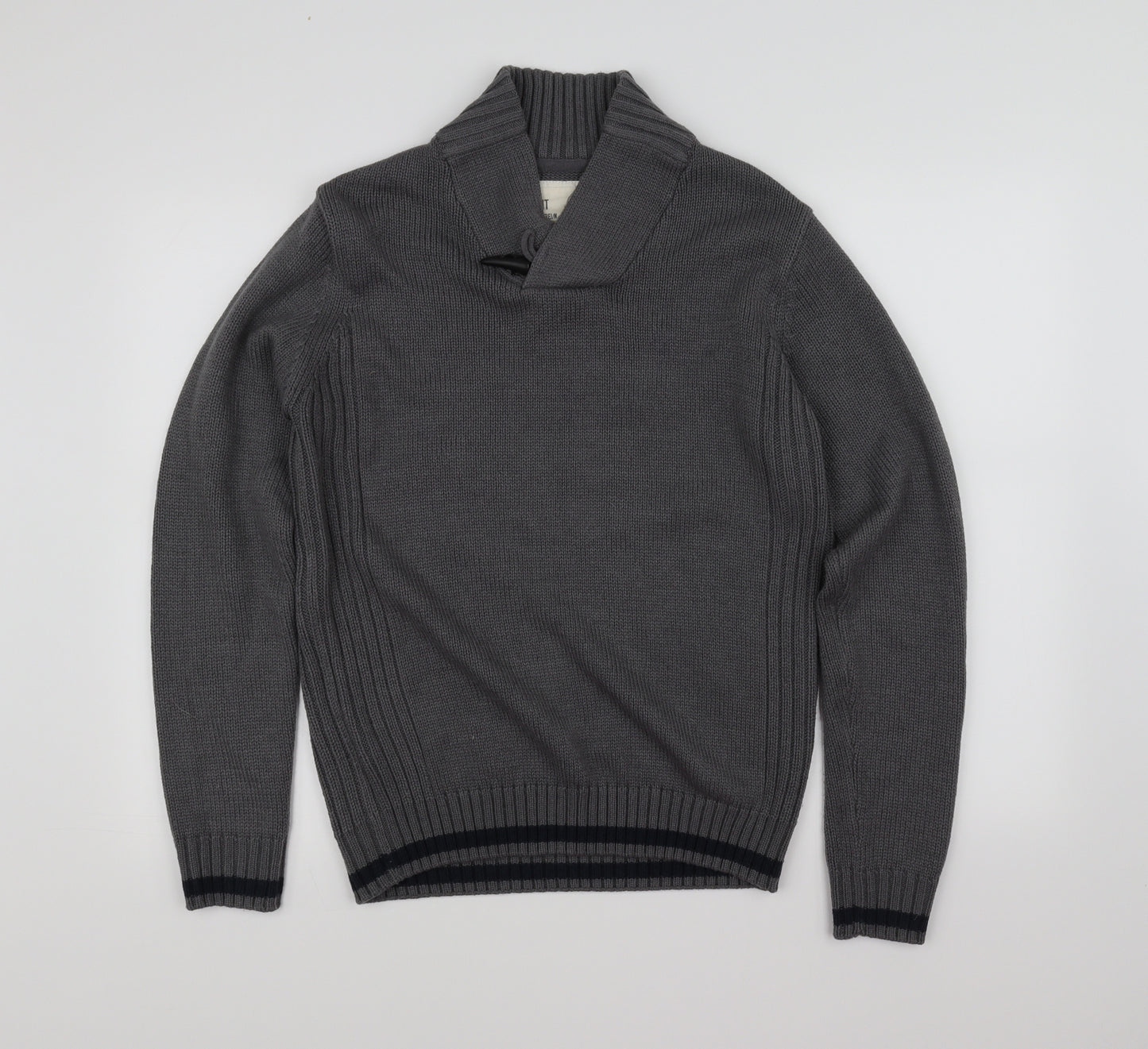 trait Mens Grey   Pullover Jumper Size S