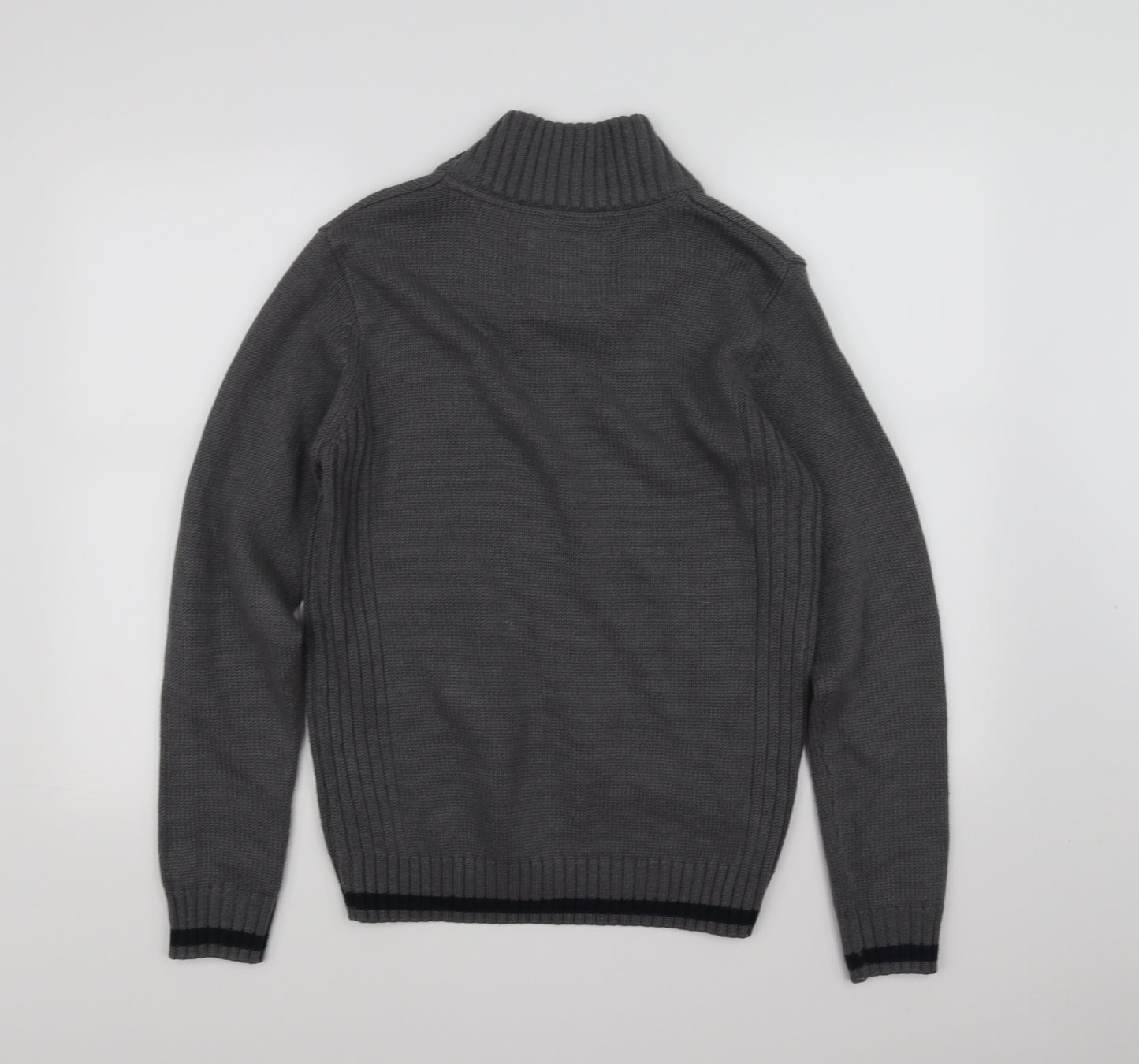 trait Mens Grey   Pullover Jumper Size S