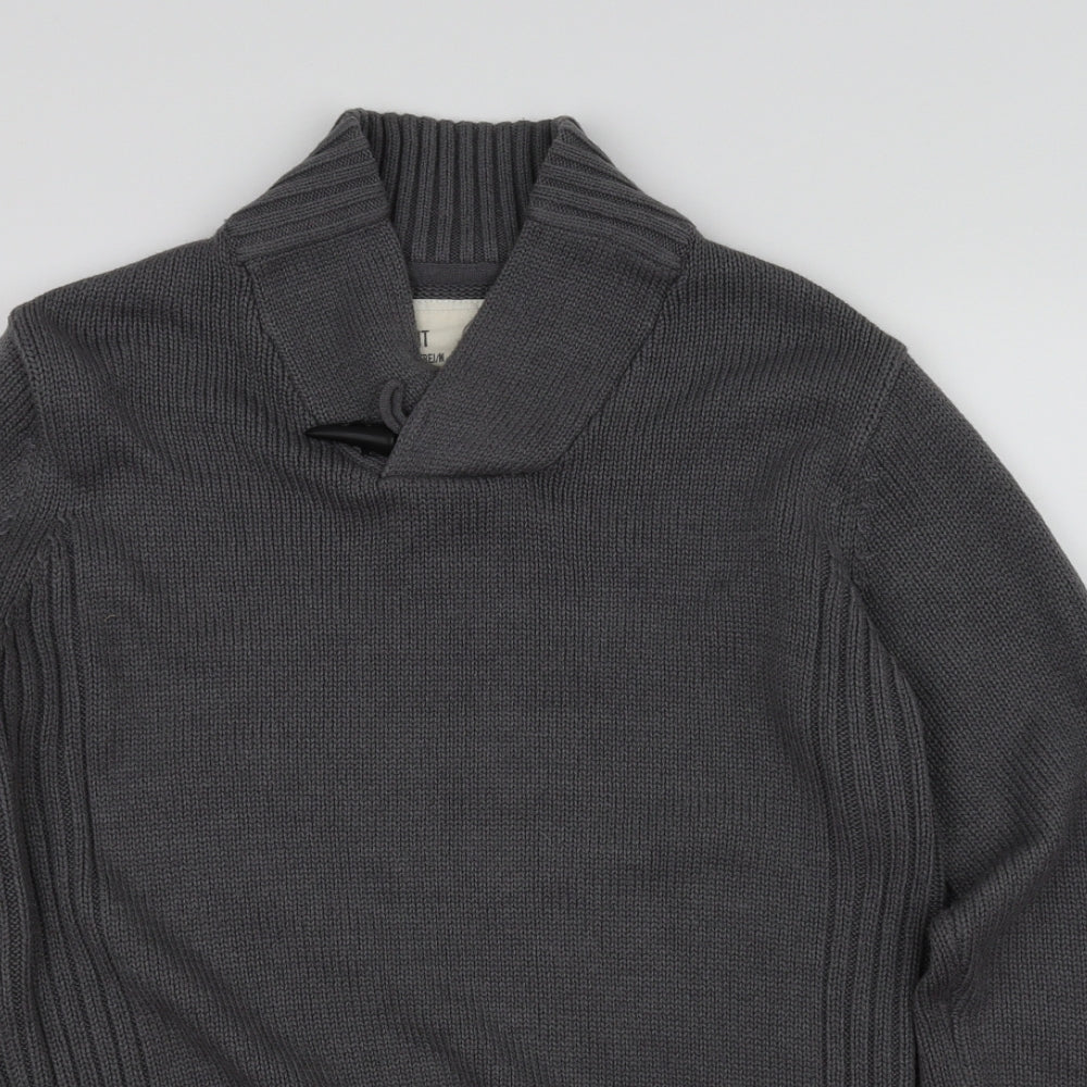 trait Mens Grey   Pullover Jumper Size S