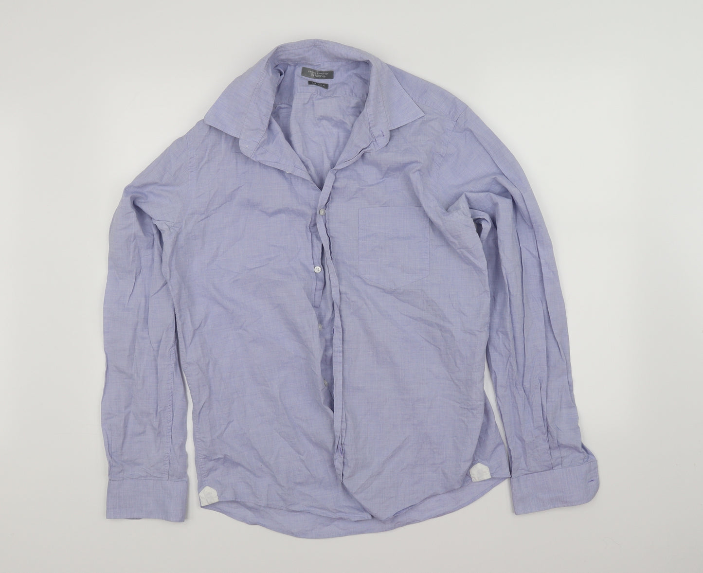 Sfera Mens Blue    Button-Up Size L