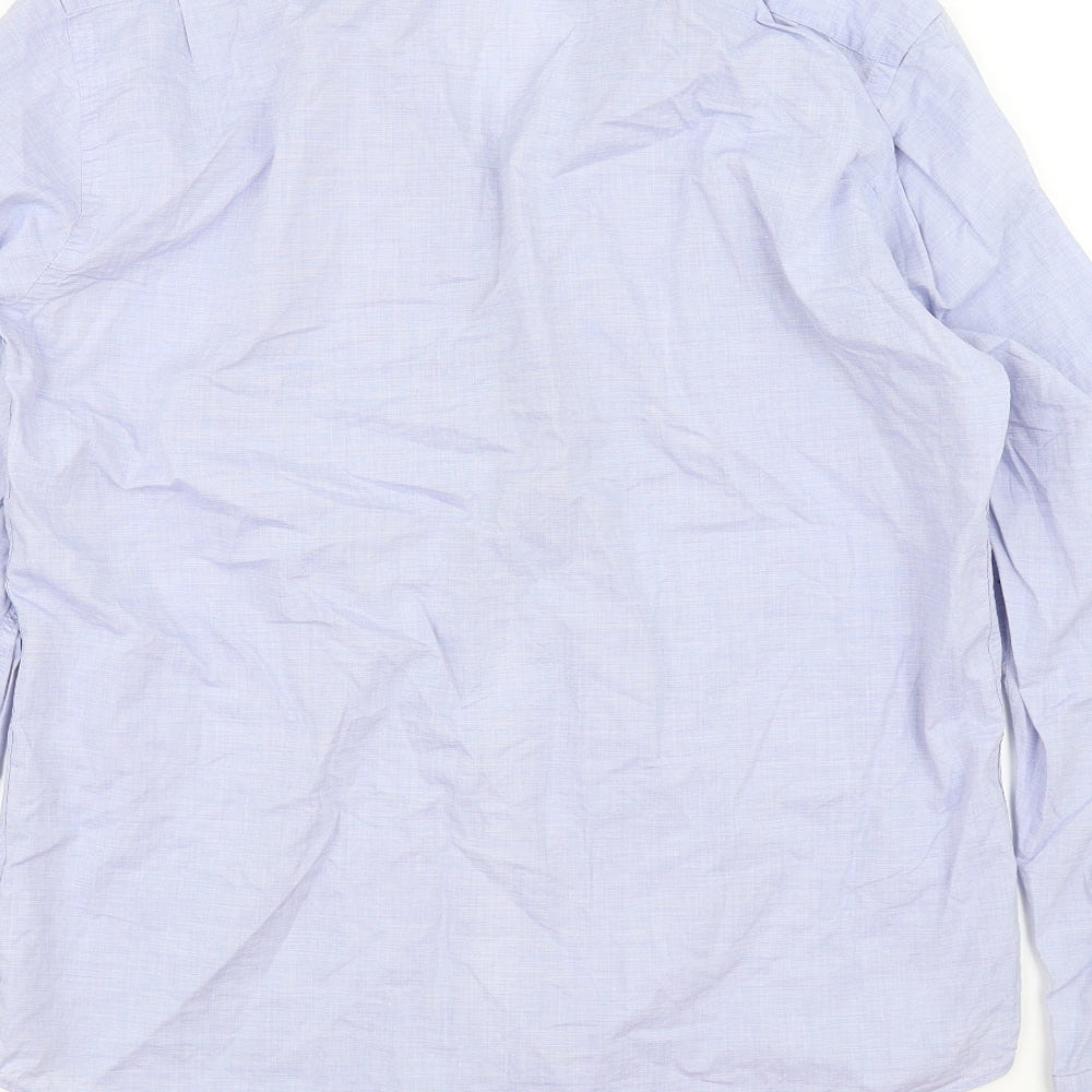 Sfera Mens Blue    Button-Up Size L