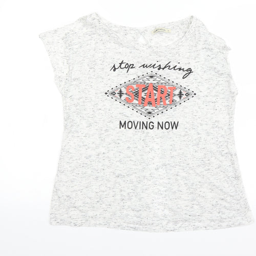 low casual Womens White    Tank Size 18