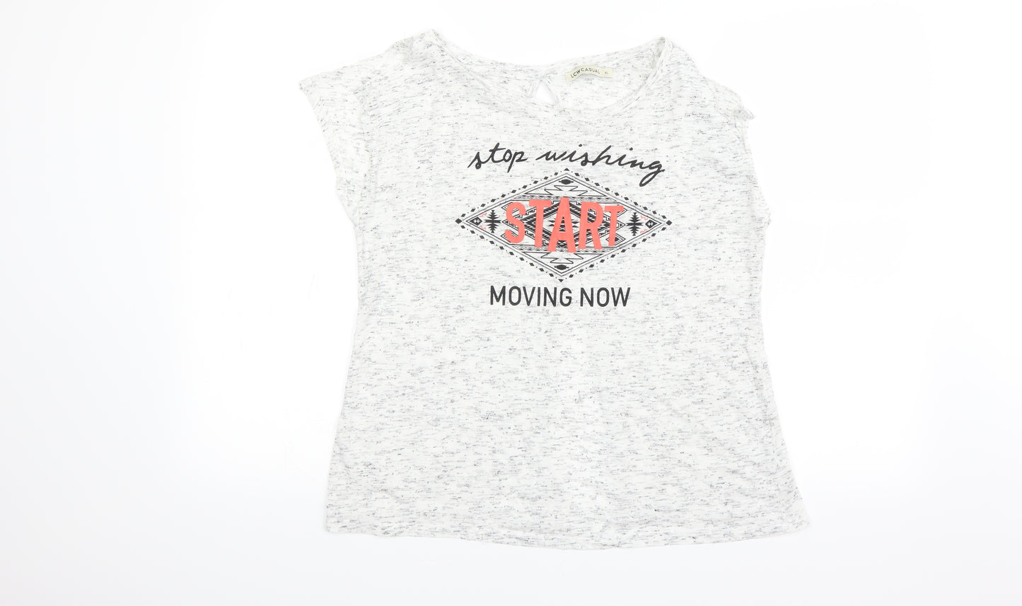 low casual Womens White    Tank Size 18