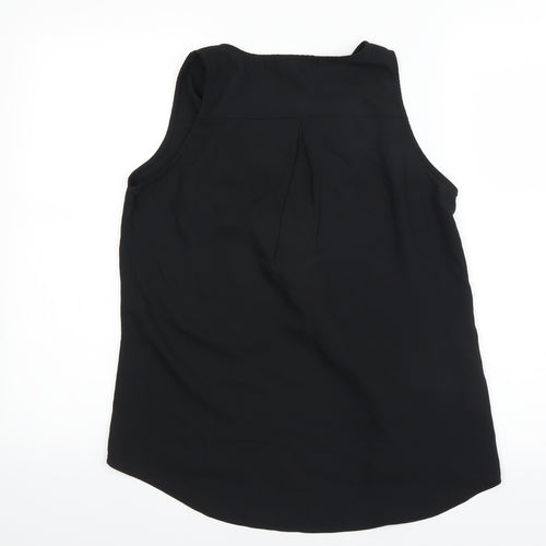 Fiona & Co Womens Black Houndstooth   Tank Size 8