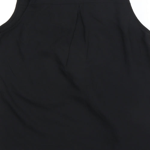 Fiona & Co Womens Black Houndstooth   Tank Size 8