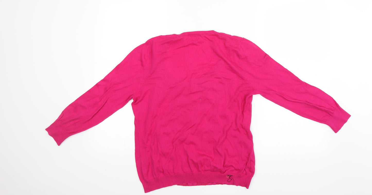 NEXT Womens Pink   Basic Button-Up Size 14
