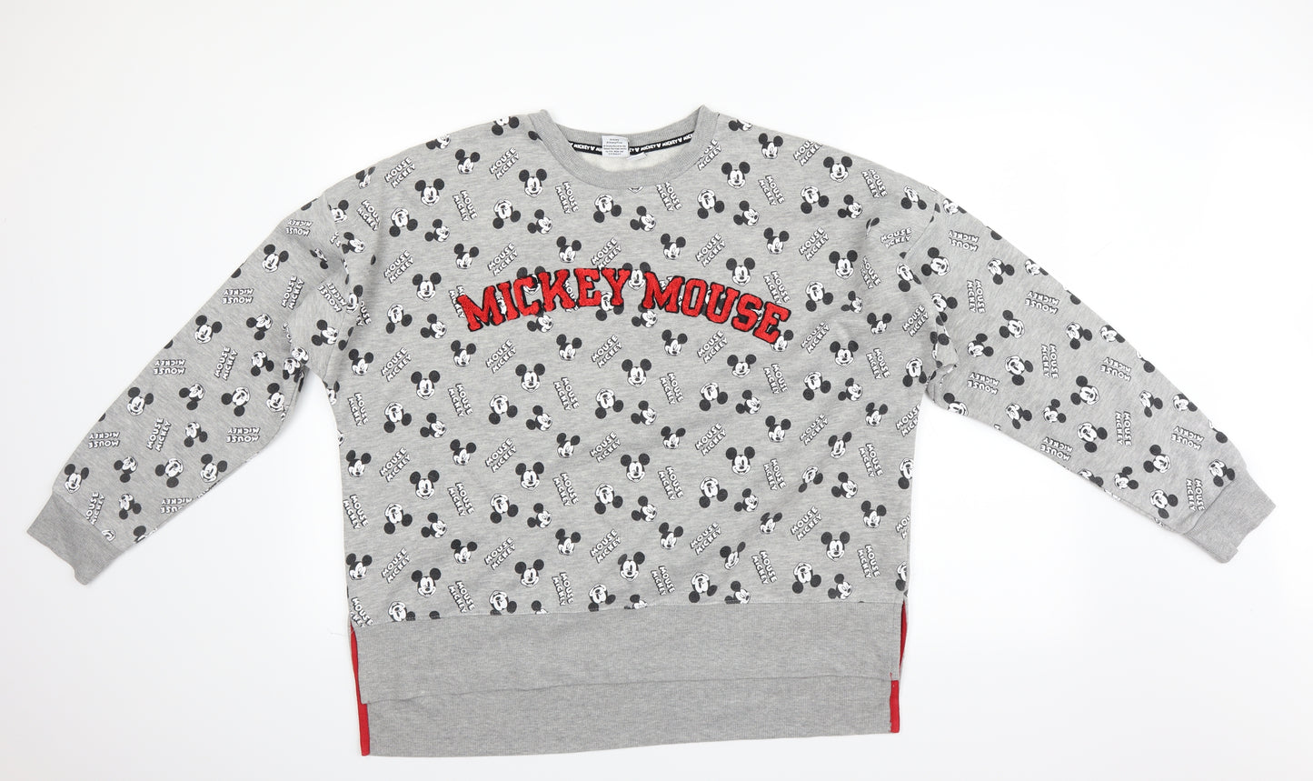 Disney Womens Grey   Pullover Sweatshirt Size 14