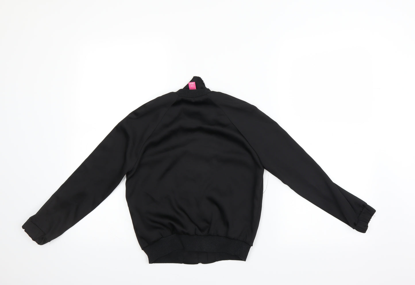 YD Girls Black   Full Zip Sweatshirt Size 8-9 Years