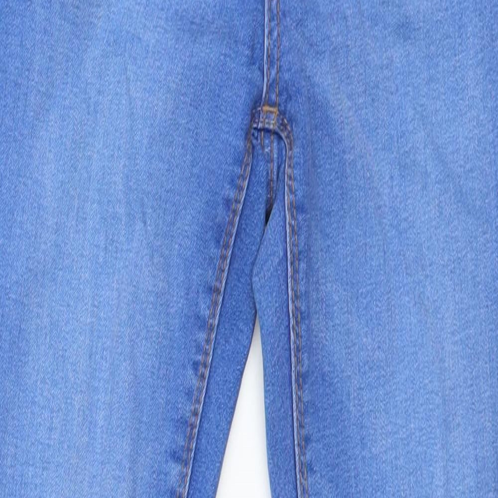 Denim & Co. Womens Blue   Skinny Jeans Size 8 L23 in