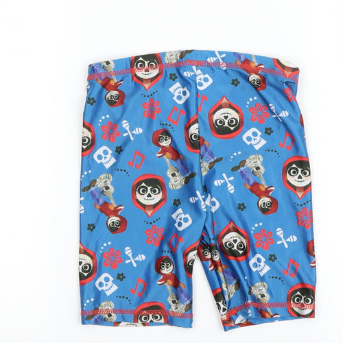 Disney Boys Blue Solid   Sleep Shorts Size 7-8 Years  - pixar