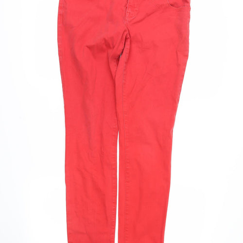only blue forever Womens Red   Skinny Jeans Size 32 in L30 in