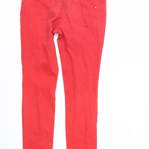 only blue forever Womens Red   Skinny Jeans Size 32 in L30 in