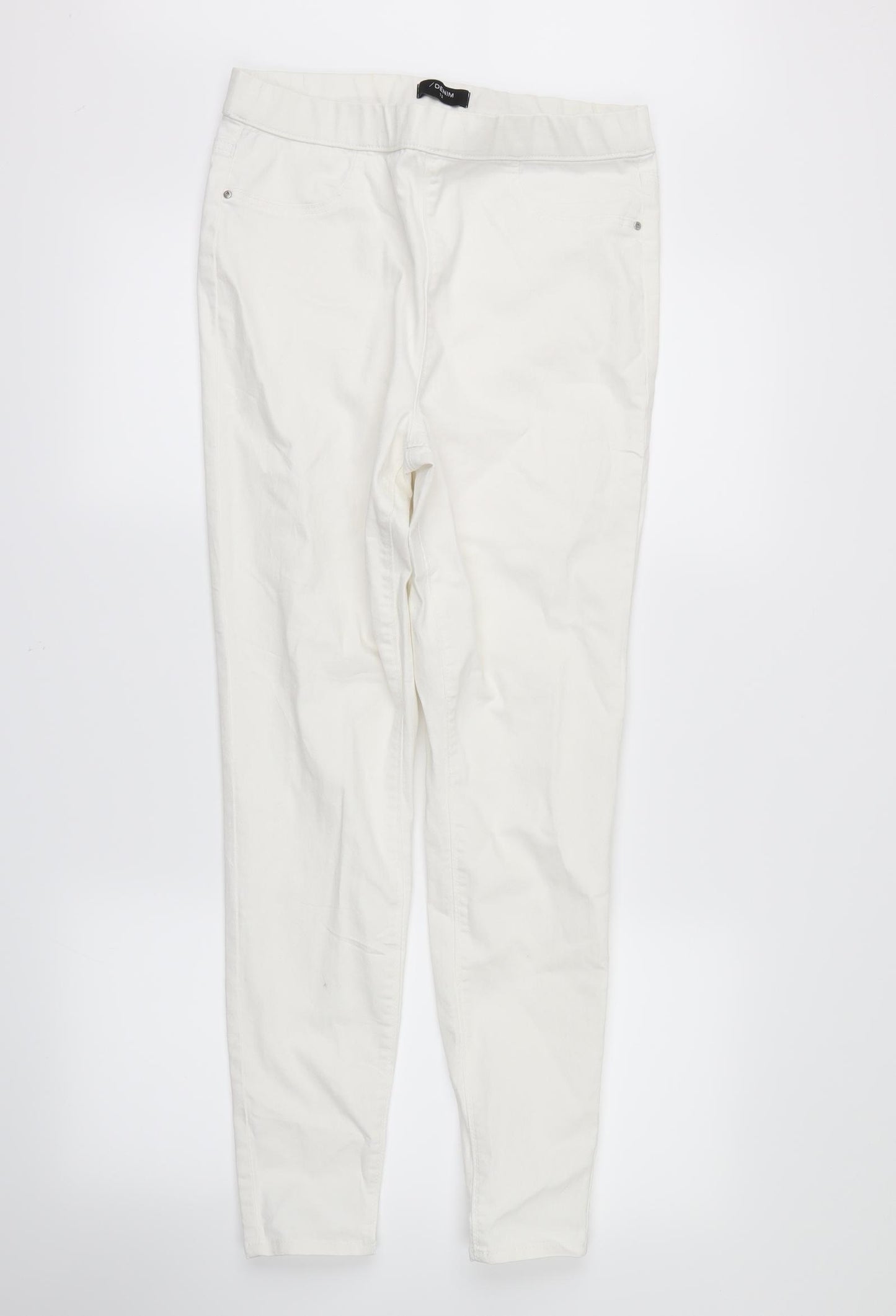 Denim Womens White   Skinny Jeans Size 10 L29 in