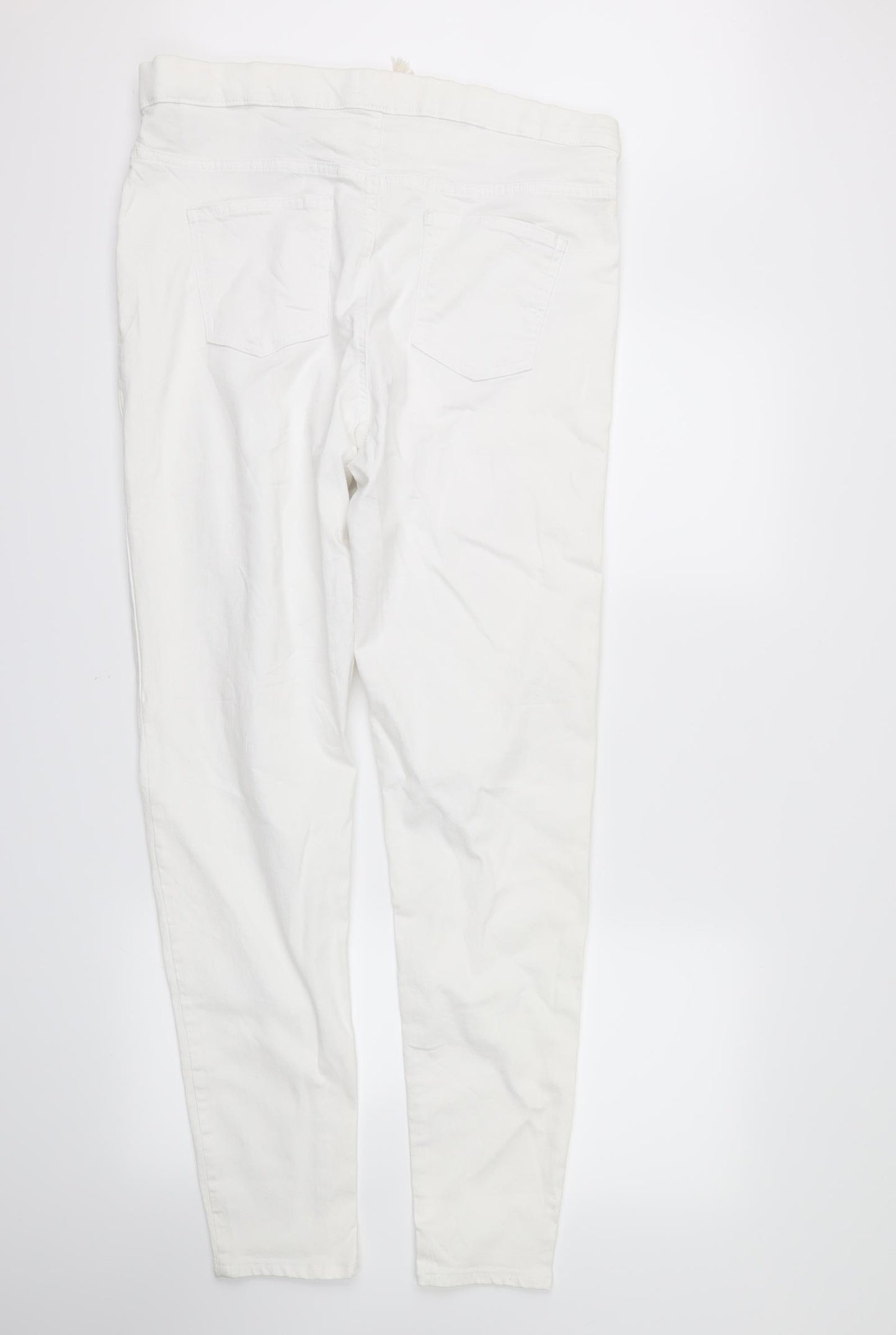 marks and spencer  Womens White   Skinny Jeans Size 16 L28 in