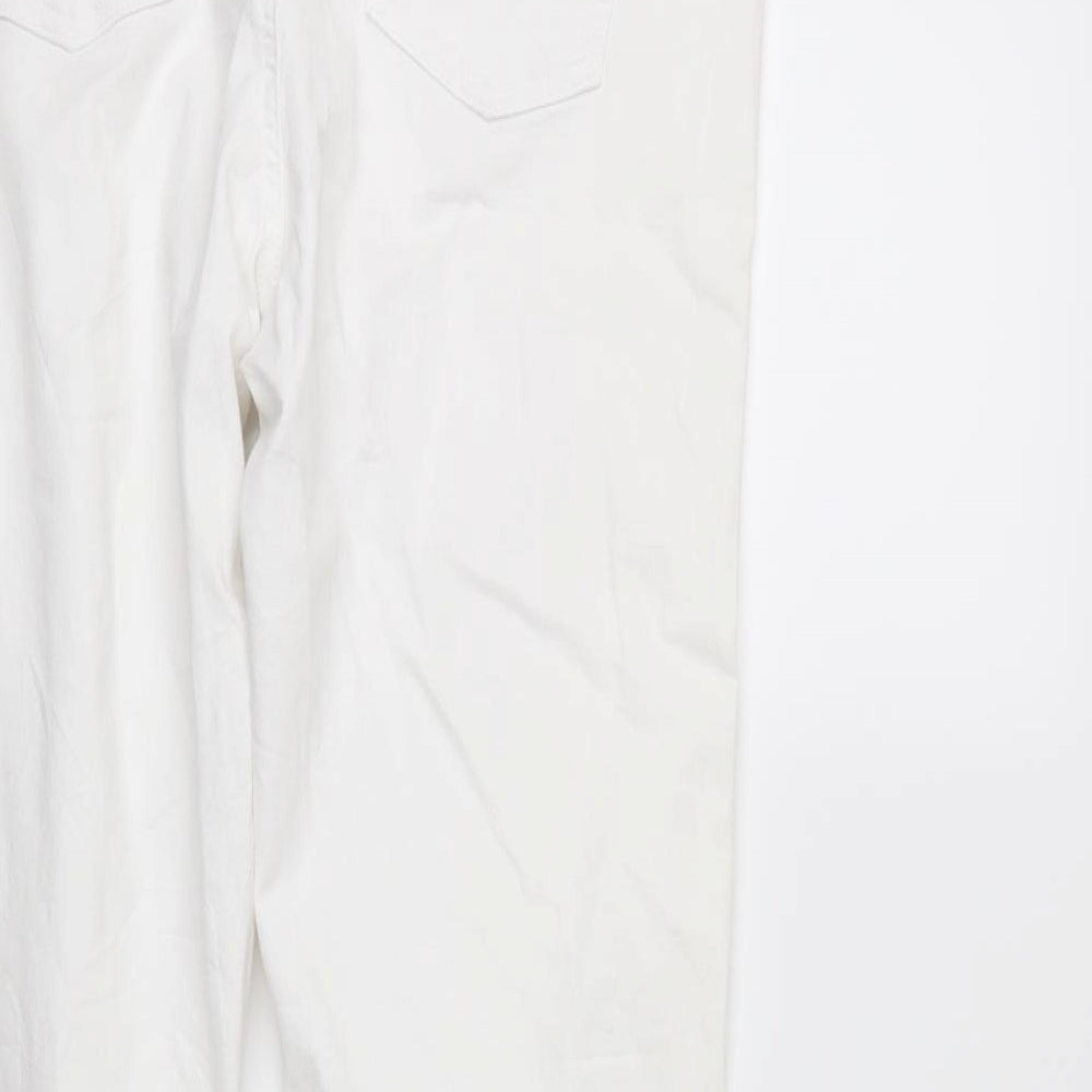 marks and spencer  Womens White   Skinny Jeans Size 16 L28 in