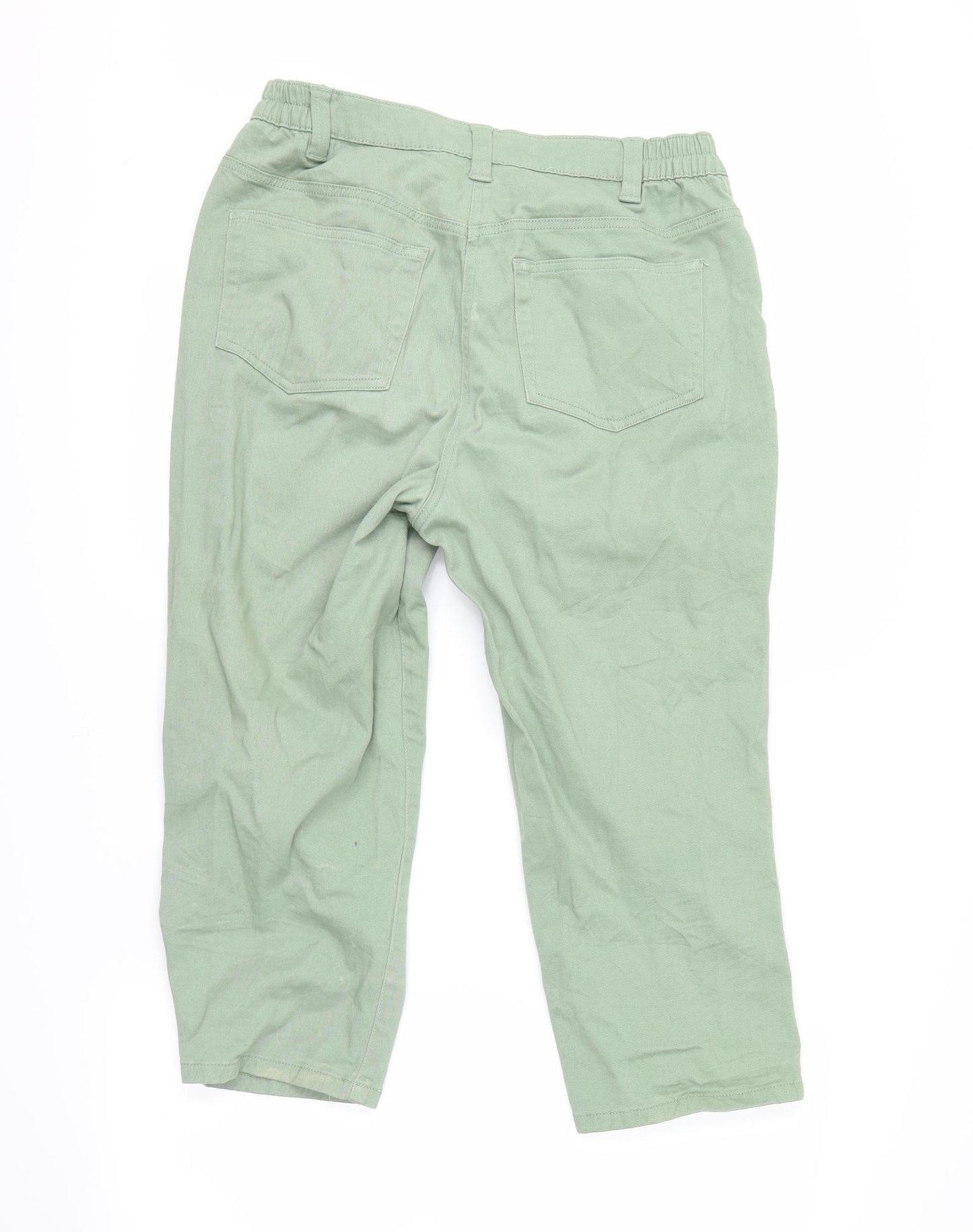 Damart Womens Green   Cropped Jeans Size 12 L20 in
