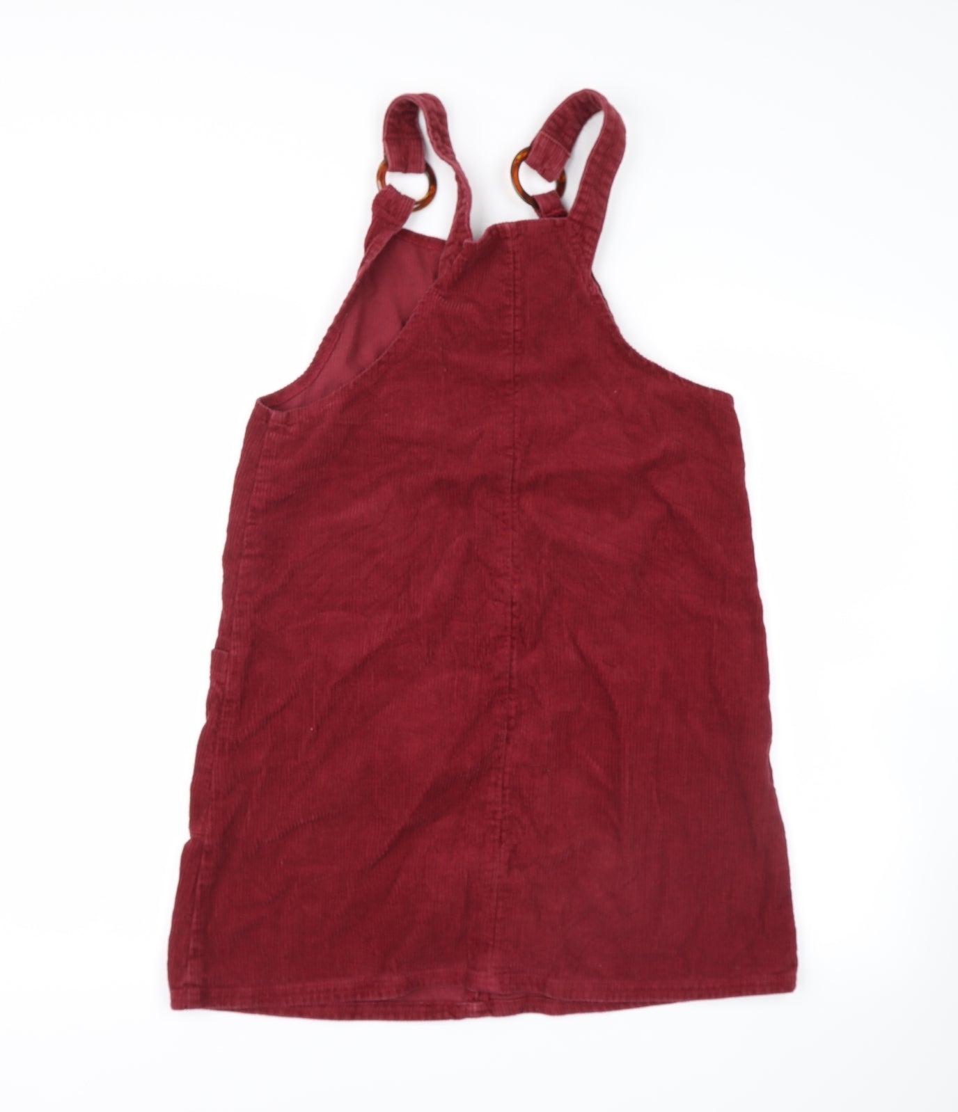 Nutmeg Womens Red   Pinafore/Dungaree Dress  Size 10