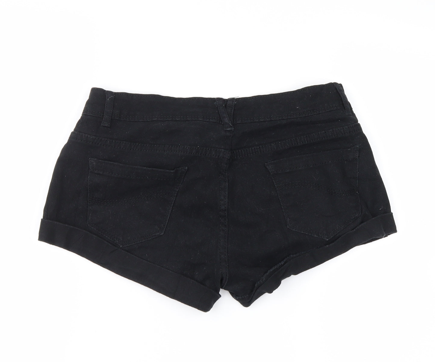 denim co Womens Black   Hot Pants Shorts Size 8