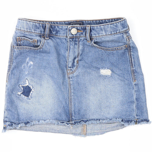Gap Girls Blue   Cargo Skirt Size 7 Years