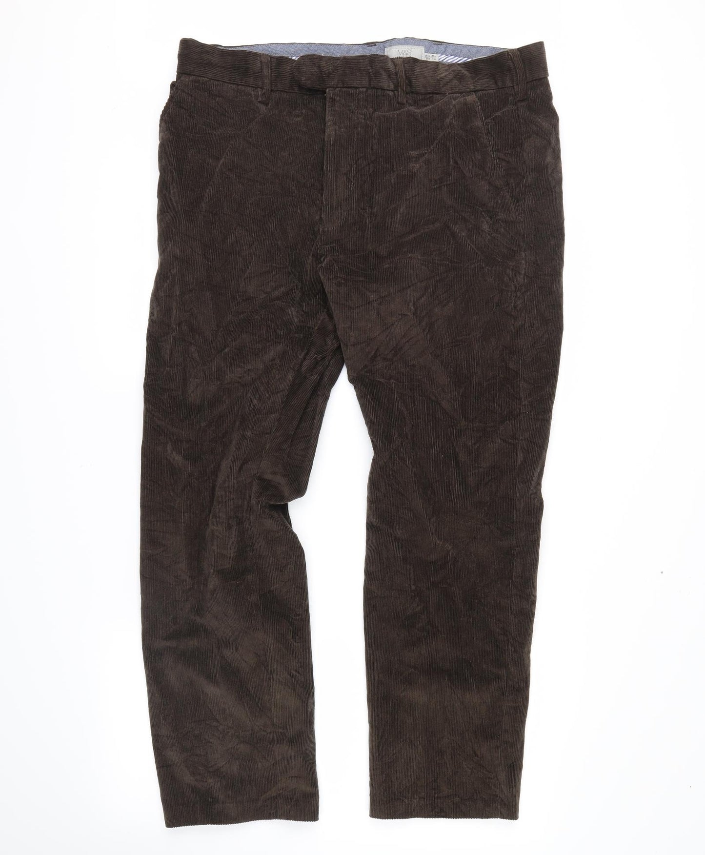 Marks and Spencer Mens Brown   Straight Jeans Size 36 in L31 in