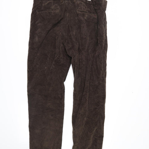 Marks and Spencer Mens Brown   Straight Jeans Size 36 in L31 in