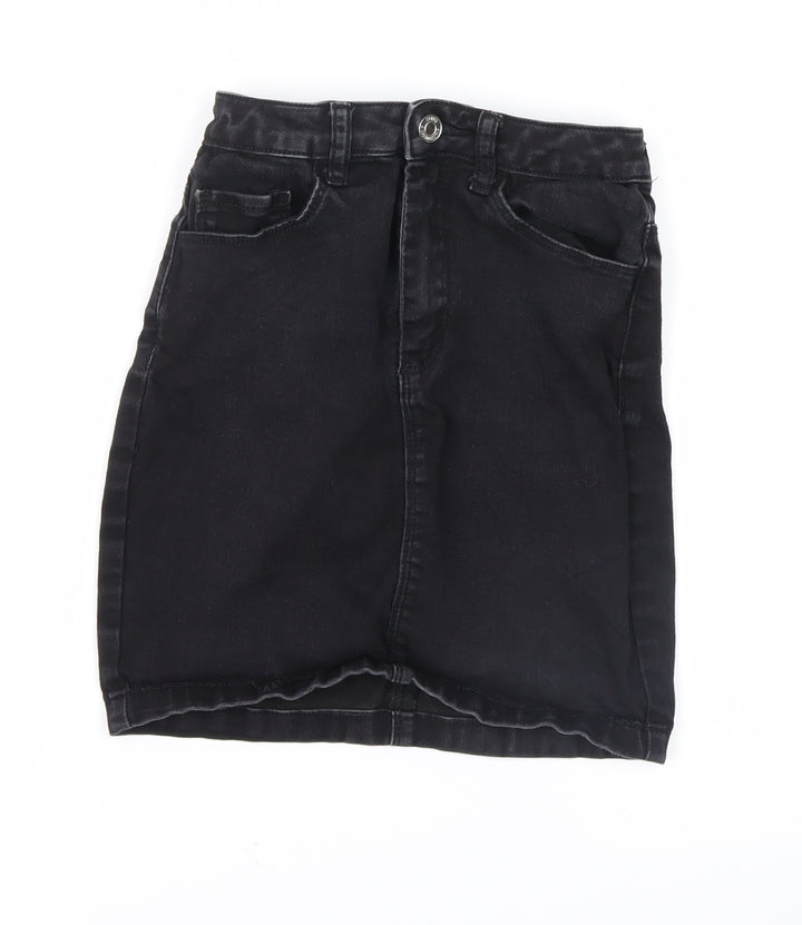 misguided Womens Black   Straight & Pencil Skirt Size 4