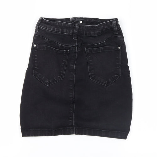 misguided Womens Black   Straight & Pencil Skirt Size 4