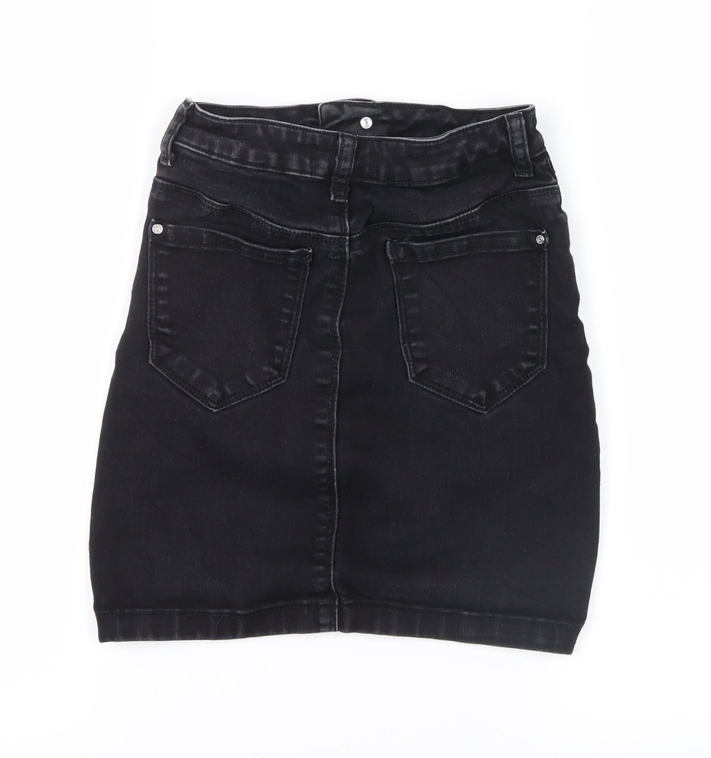 misguided Womens Black   Straight & Pencil Skirt Size 4