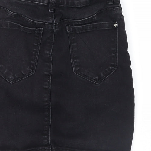 misguided Womens Black   Straight & Pencil Skirt Size 4