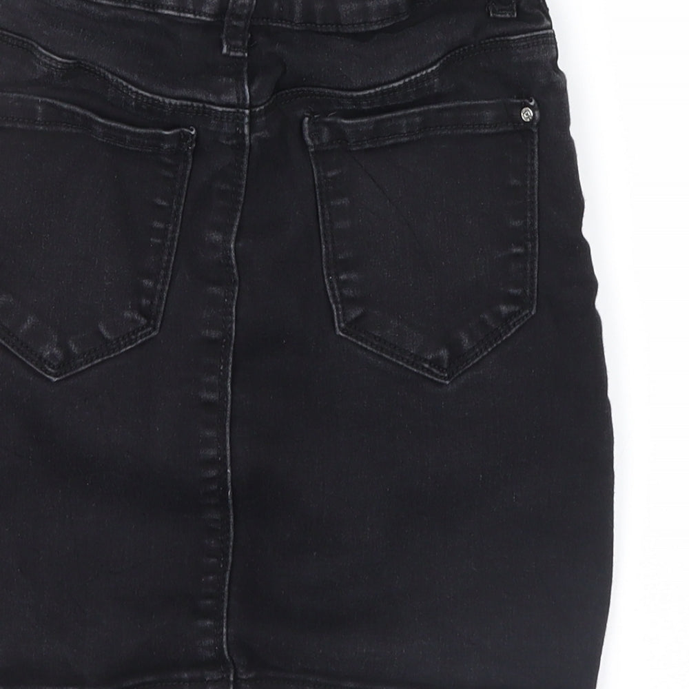 misguided Womens Black   Straight & Pencil Skirt Size 4