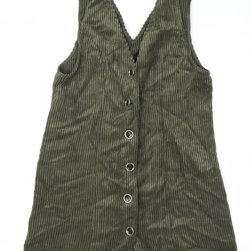 no brand Womens Green   Pinafore/Dungaree Dress  Size 12