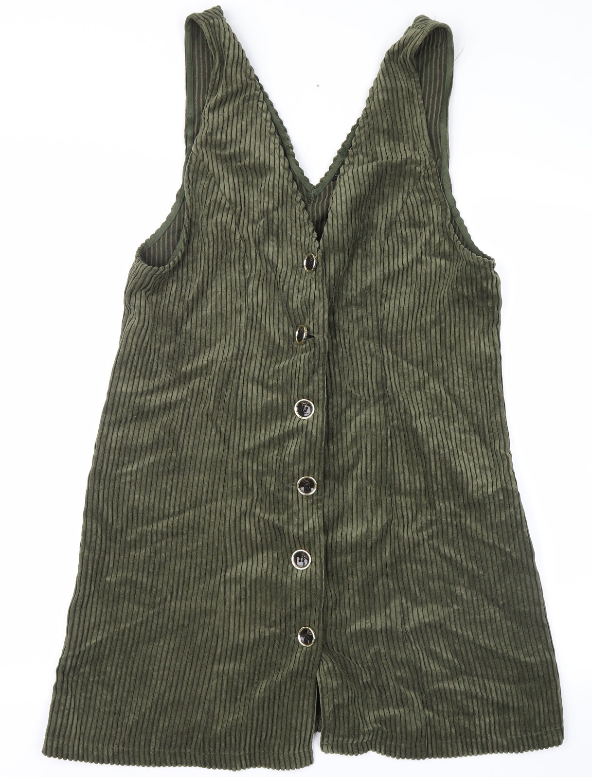 no brand Womens Green   Pinafore/Dungaree Dress  Size 12