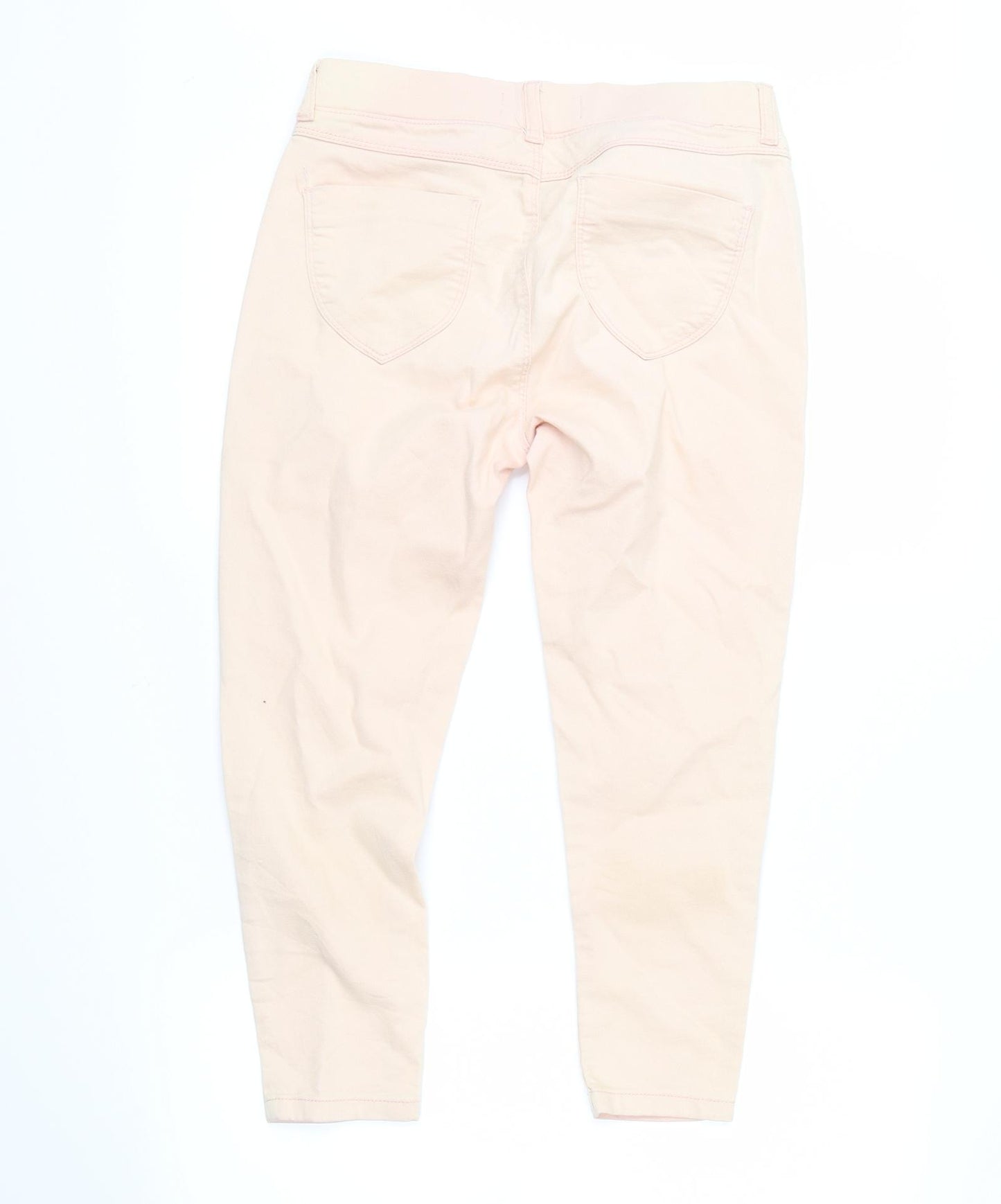 Dorothy Perkins Womens Pink  Denim Skinny Jeans Size 10 L22 in