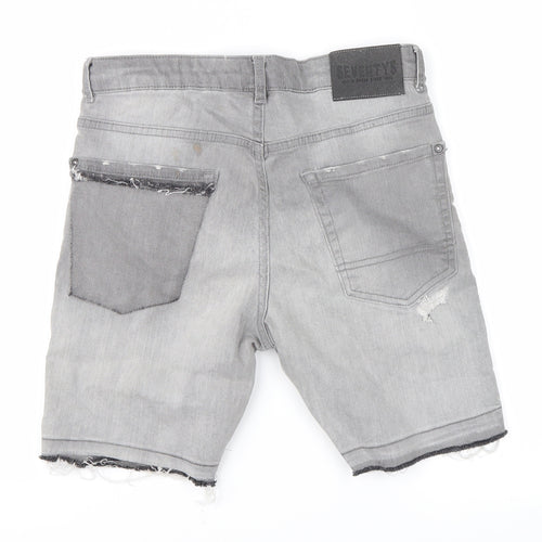 zara boys Mens Grey   Chino Shorts Size 27 in