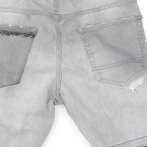 zara boys Mens Grey   Chino Shorts Size 27 in