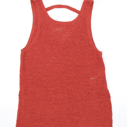 Newlook Womens Orange   Basic Tank Size 8