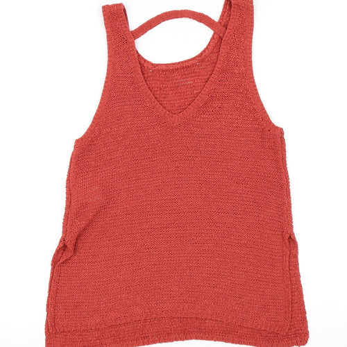 Newlook Womens Orange   Basic Tank Size 8