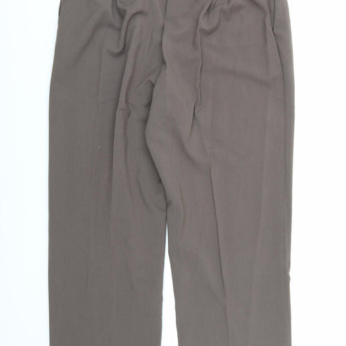 Essential Collection Womens Brown  Rayon Trousers  Size 18 L26 in