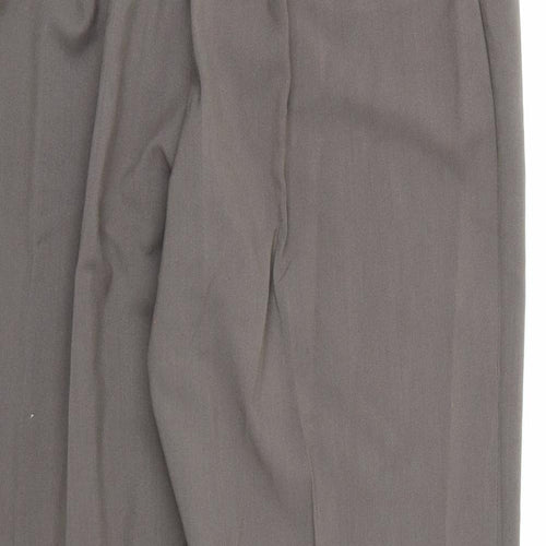 Essential Collection Womens Brown  Rayon Trousers  Size 18 L26 in