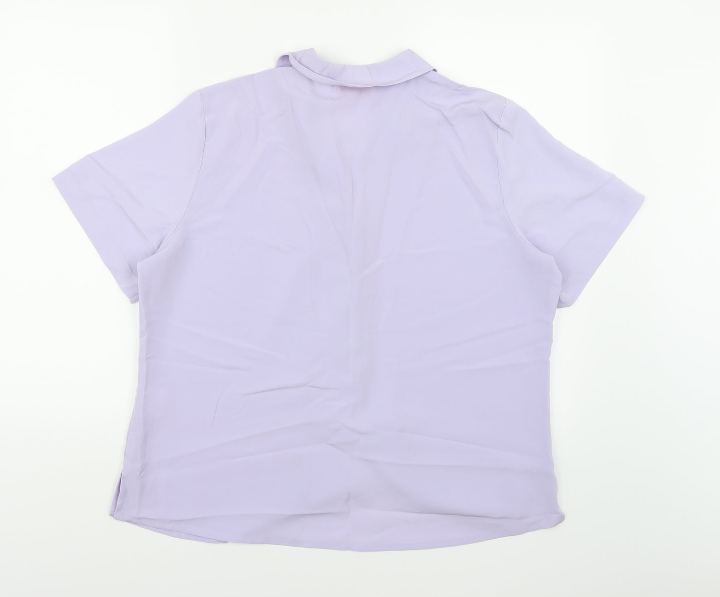 Riddella Womens Purple   Basic Blouse Size 18