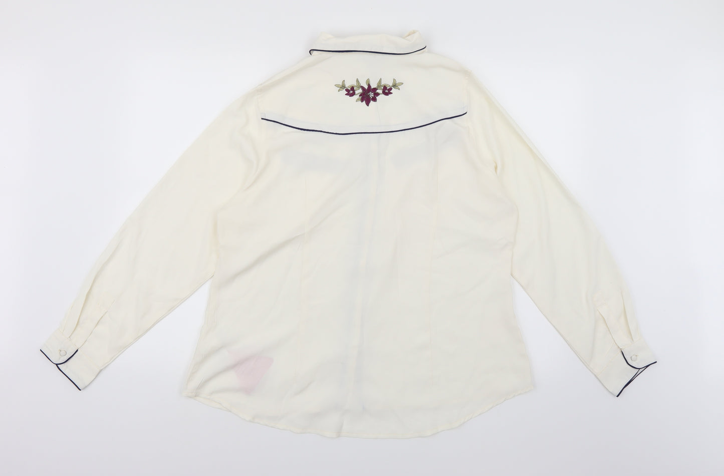 South Womens White   Basic Blouse Size 18